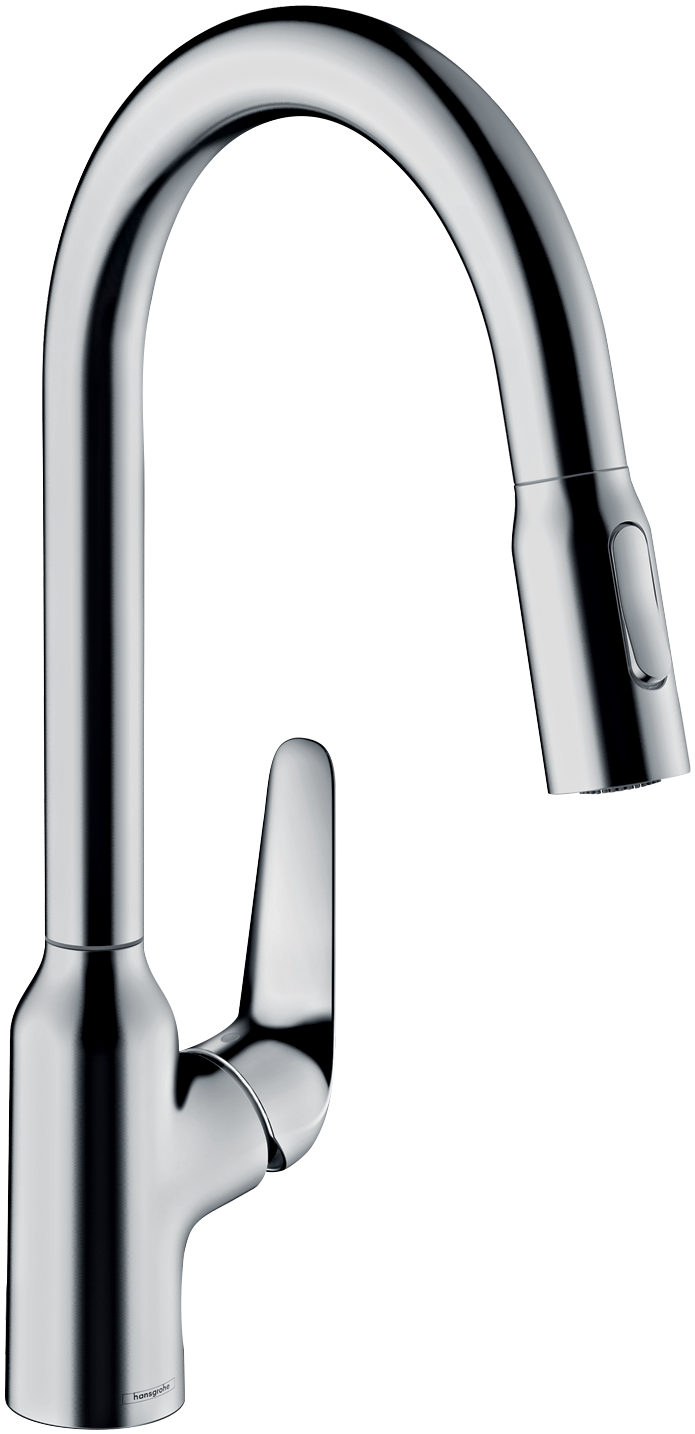 Single lever kitchen mixer 220, pull-out spray, 2jet