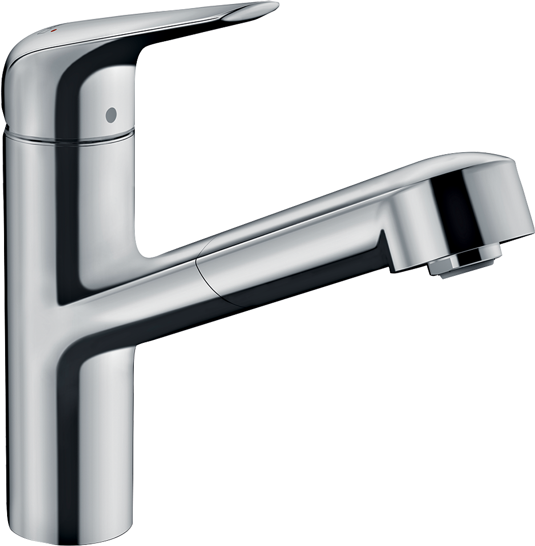 Single lever kitchen mixer 150, pull-out spout, 1jet