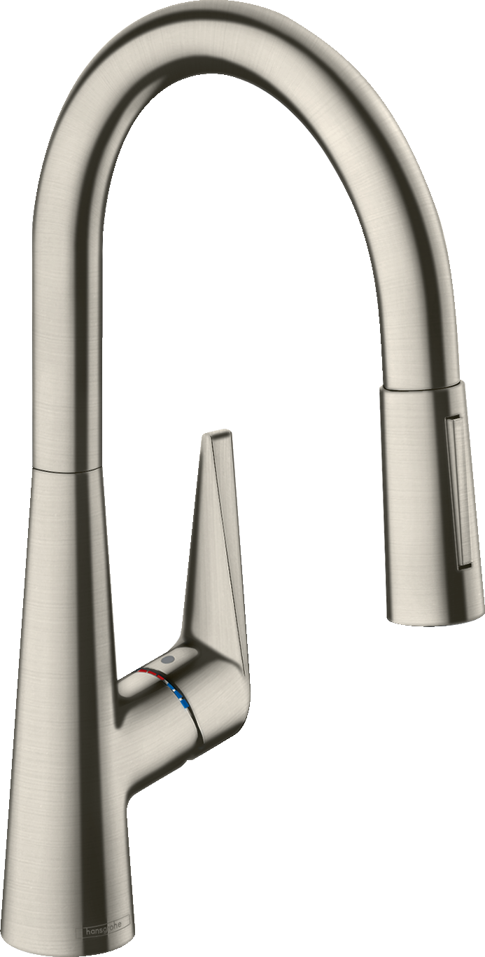 Single lever kitchen mixer 200, EcoSmart, pull-out spray, 2jet
