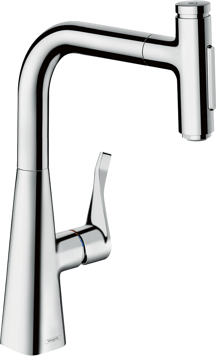 Single lever kitchen mixer 240, pull-out spray, 2jet, sBox