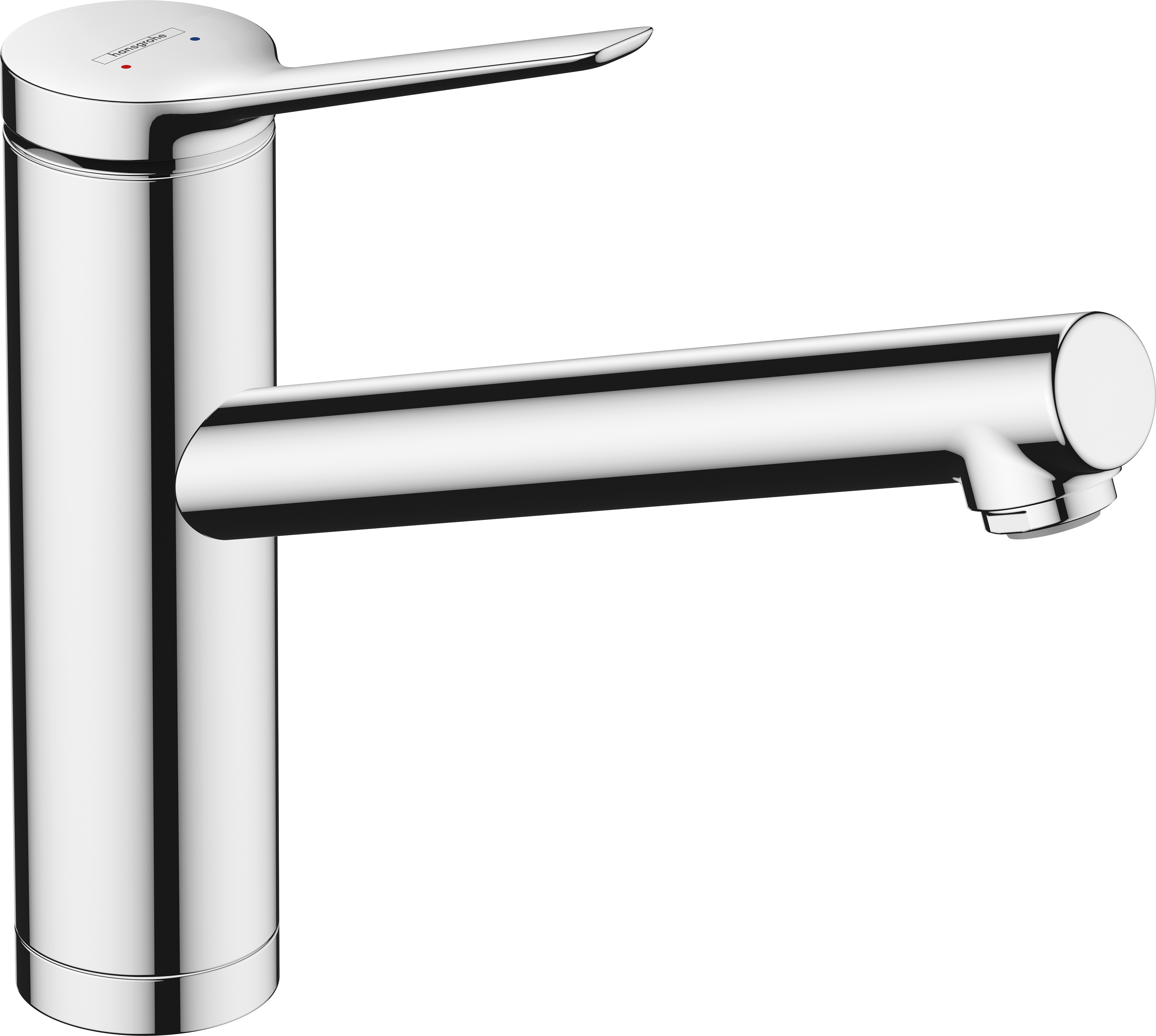 Single lever kitchen mixer 160, installation in front of a window, 1jet