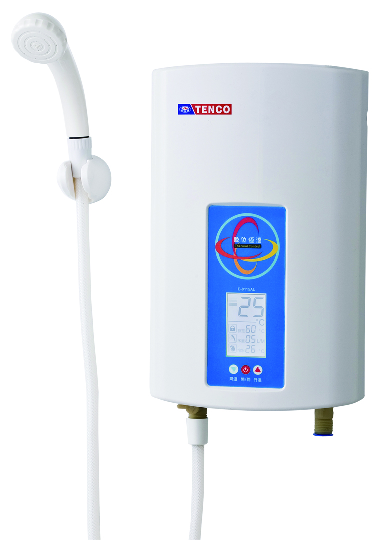 E-8115L|數位式瞬熱型電熱水器 | 電光牌 TENCO 衛浴精選
