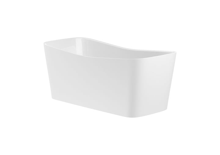 Rectangular Stonex® bath with waste