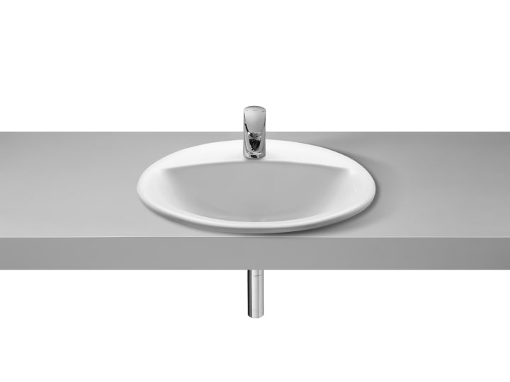 In countertop vitreous china basin