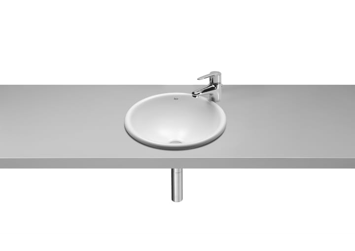 In countertop vitreous china basin